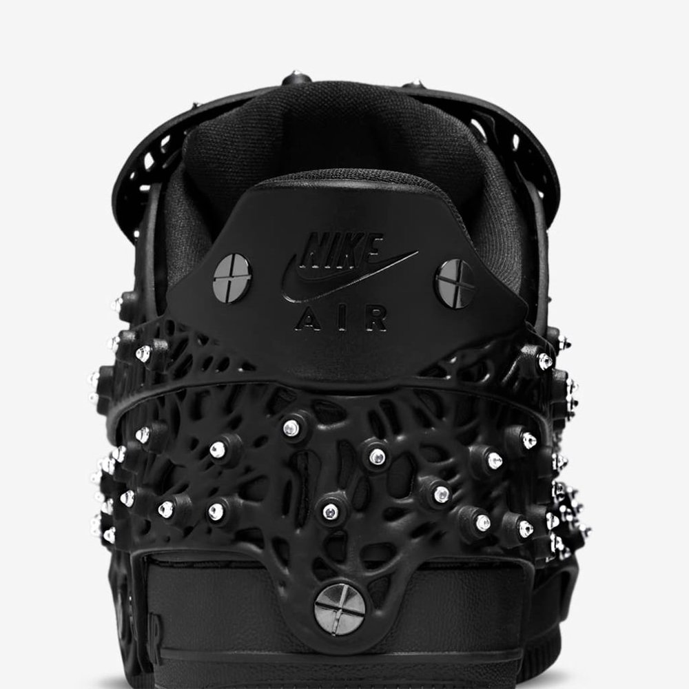 Nike Air Force 1 Low Swarovski Retroreflective Crystals Black 10.5 W / 9.0 M - Picture 4 of 11